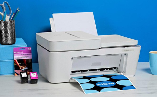 HP Printer with $25 Instant Ink Card $29 Shipped