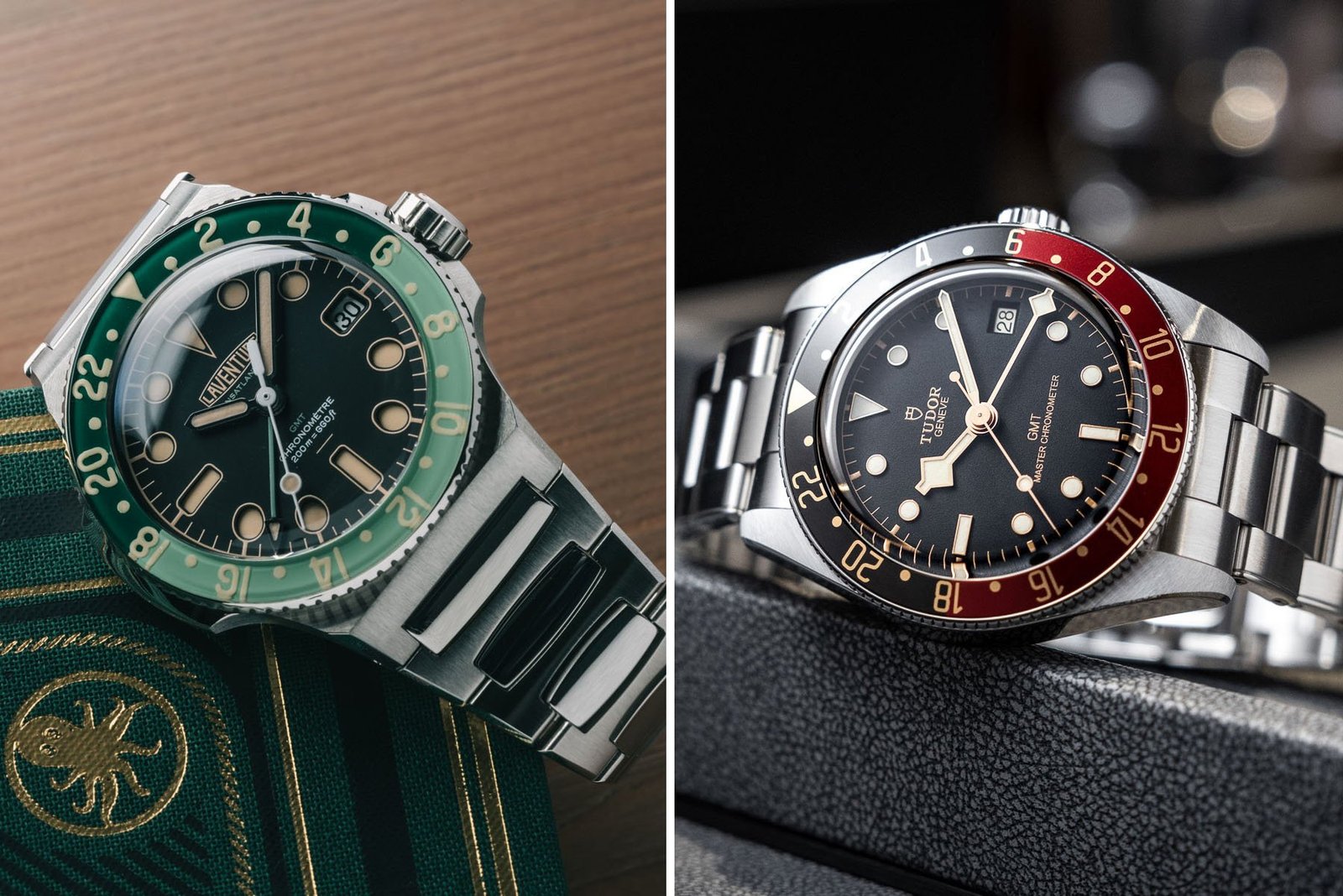 Sunday Morning Showdown: Tudor Black Bay 58 GMT Vs. Laventure Transatlantique II GMT