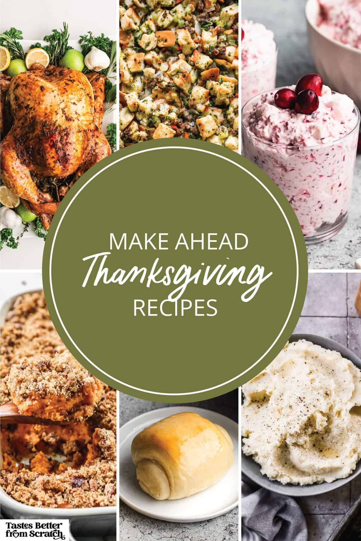 Make Ahead Thanksgiving Recipes