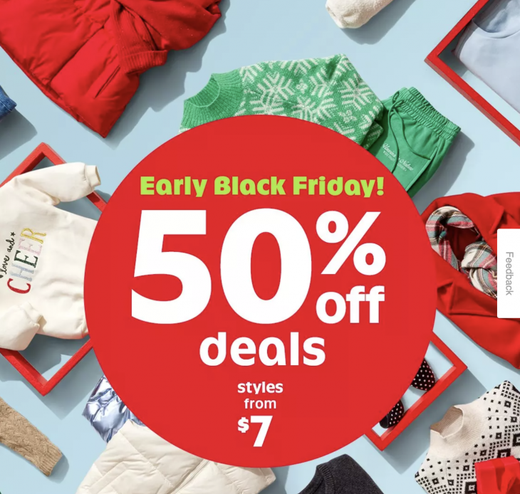 Old Navy Canada Early Black Friday Sale: Save 50% off Sale + 60-70% off Fall Steals