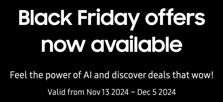 Samsung Canada Black Friday Offers LIVE Now