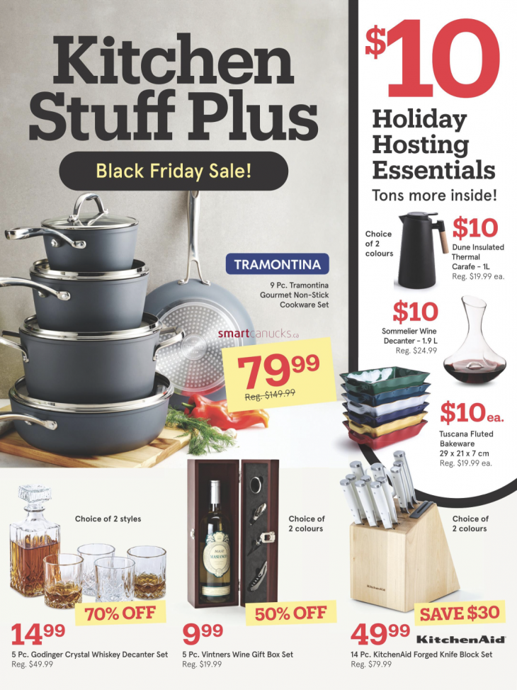 Kitchen Stuff Plus Canada Black Friday Sale *LIVE* Now