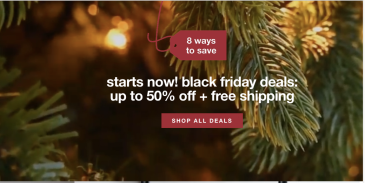 <div>Crate & Barrel Canada Black Friday Sale: Save up to 50% Off + FREE Shipping</div>