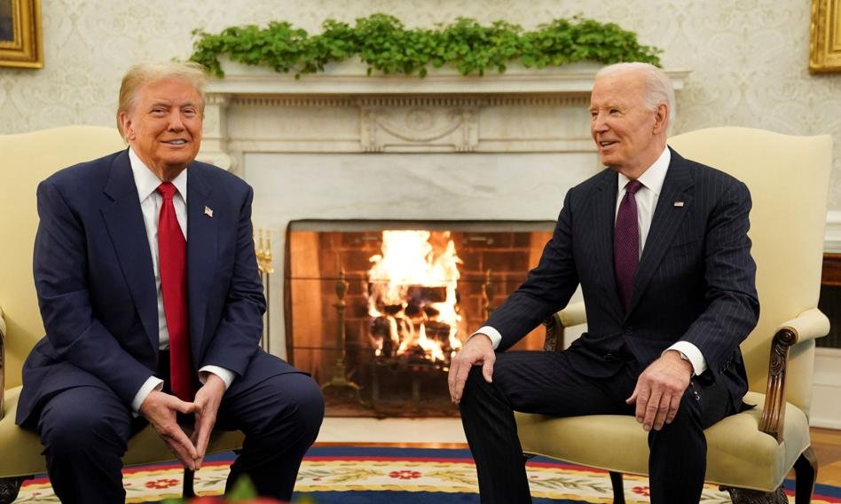 <div>Joe Biden powitał Donalda Trumpa w Białym Domu. “Donaldzie, gratuluję”</div>