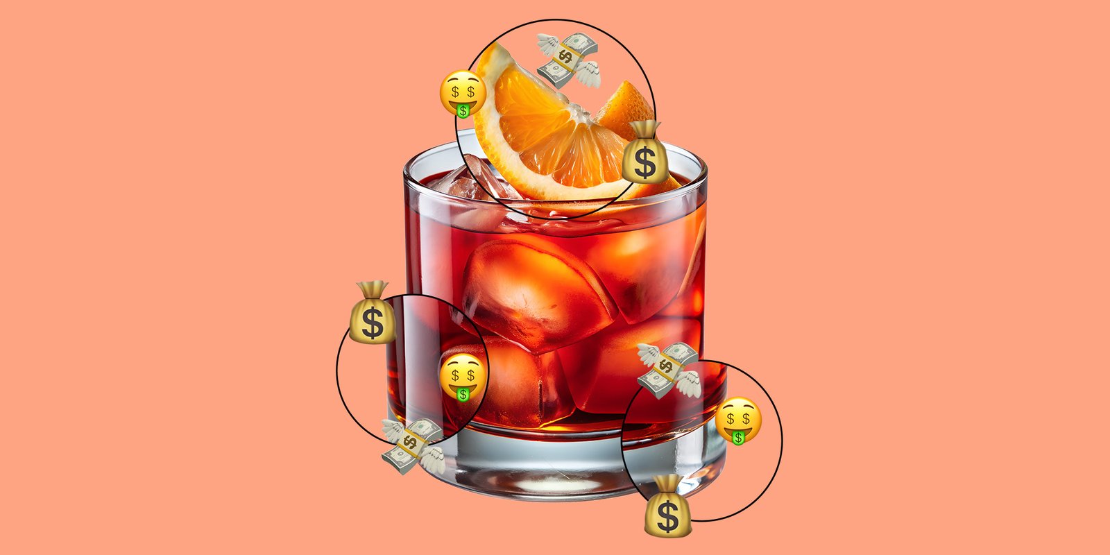 The Economics of a Negroni at 5 Top Bars, Visualized