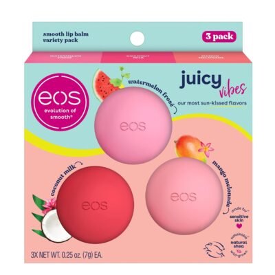 eos Juicy Vibes Lip Balm Variety 3-Pack Only $5.12