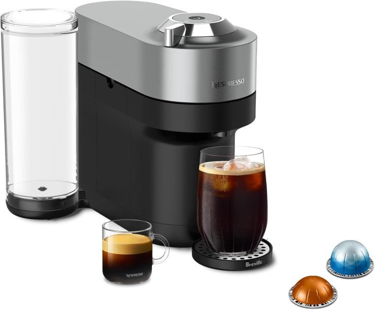 Nespresso Vertuo POP+ Deluxe Coffee and Espresso Machine Only $99.95