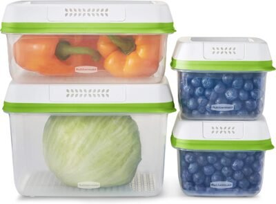 Rubbermaid FreshWorks Produce Saver, 8-Piece Set Only $23.05