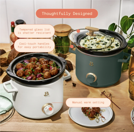 Beautiful 2-Pack 2qt Slow Cooker JUST $15!! ONLY $7.50 Each!