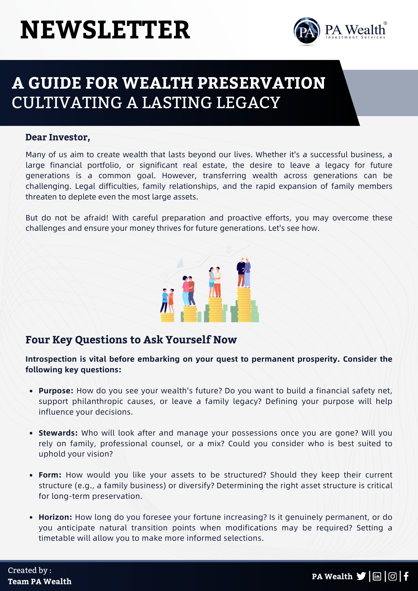 A Guide for Wealth Preservation: Cultivating a Lasting Legacy