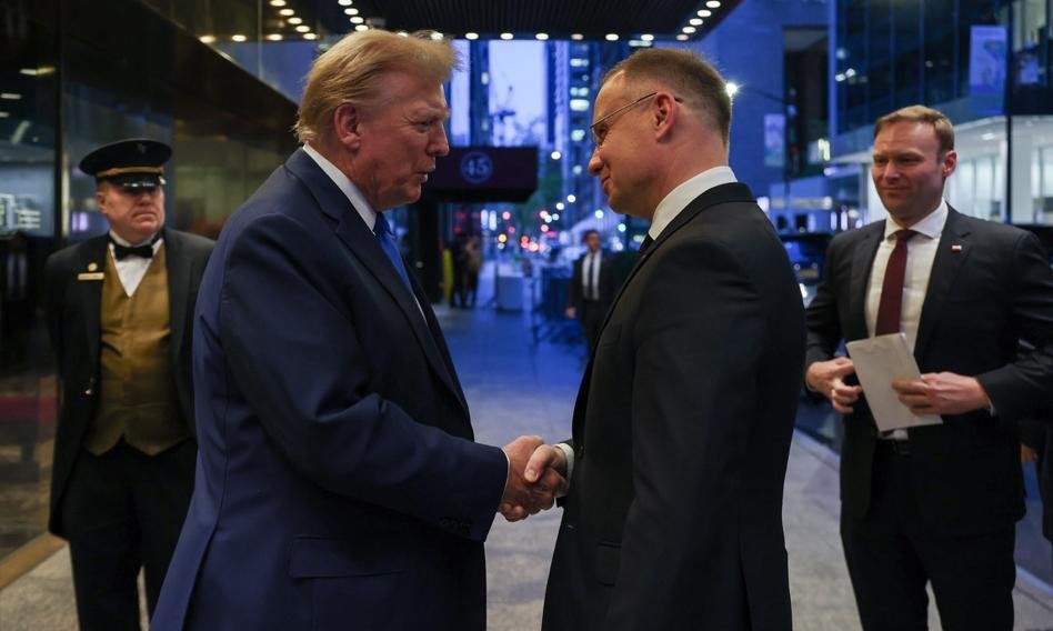 Prezydent Duda: Trump nie zostawi Ukrainy na lodzie