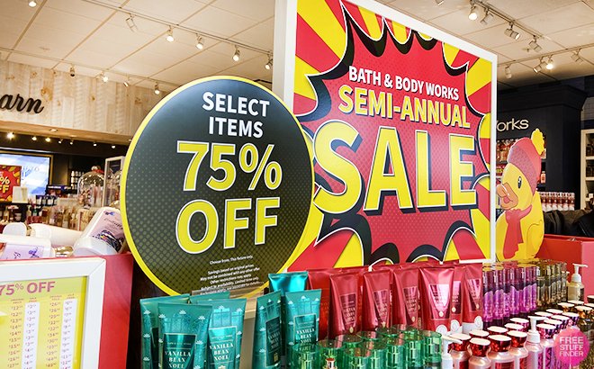 <div>Bath & Body Works Semi Annual Sale on December 26!</div>