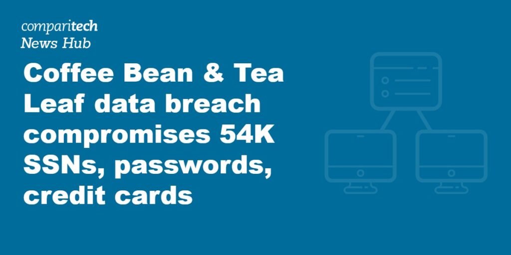 The Coffee Bean & Tea Leaf notifies 54K people of data breach that compromised SSNs, passwords, and credit cards