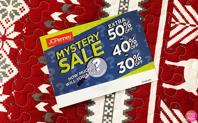 Mystery Coupon Up to $60 Off JCPenney Purchase!