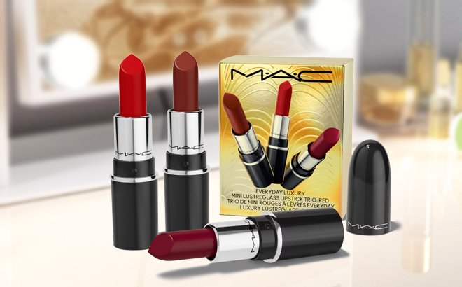 MAC 3-Piece Lipstick Set $21 at Macy’s!