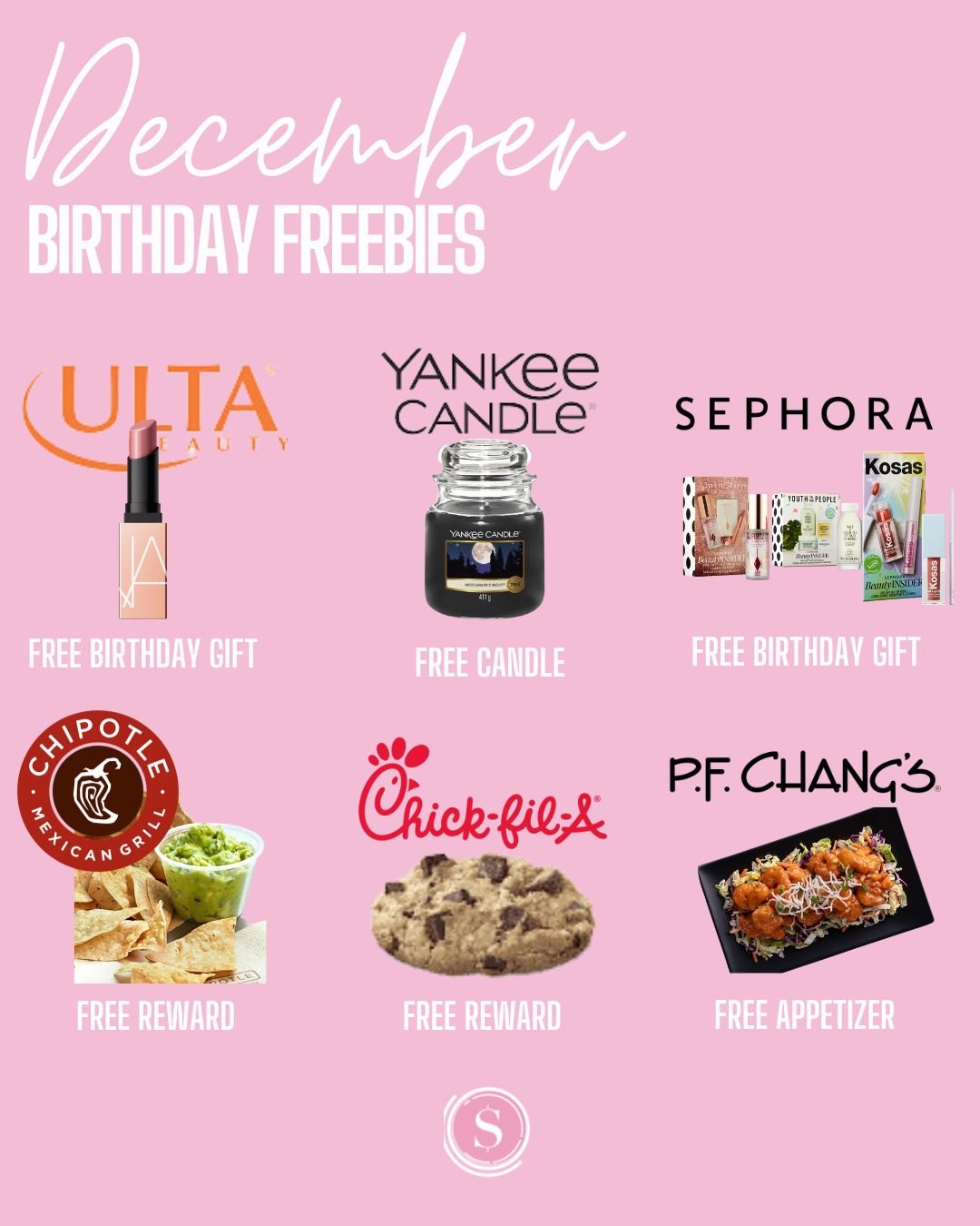 HUGE List of Birthday Freebies 2024 | Get Free Stuff on your Birthday!