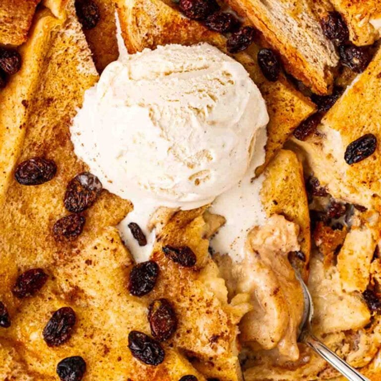 Classic Bread and Butter Pudding {Easy Recipe}