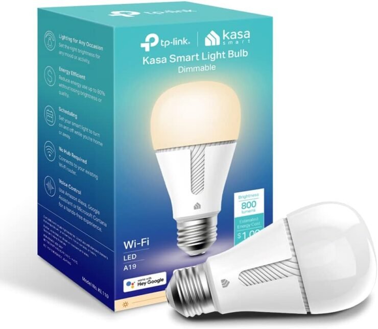 Kasa LED Soft White Dimmable Smart Light Bulb Only $6.99