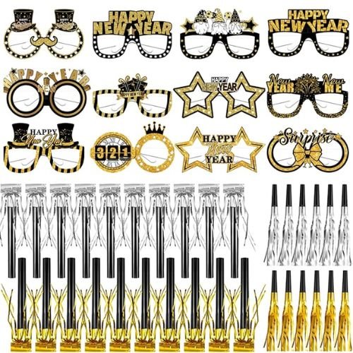 New Year’s Eve Party Supplies on Sale on Amazon! 44 Pc Set just $12.99!