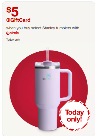 Stanley Tumblers $5 Target Gift Card Deals – TODAY ONLY!